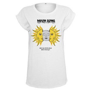 Tričko Urban Classics Moon Song Tee White M