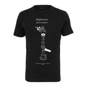 Tričko Urban Classics Depresso Tee Black XS