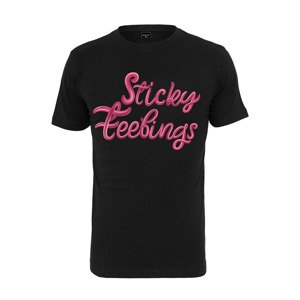 Tričko Urban Classics Sticky Feelings Tee Black L