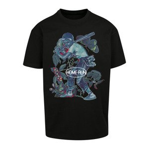 Tričko Urban Classics Home Run Oversize Tee Black M