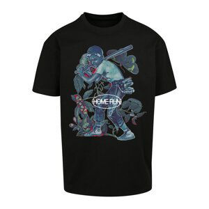 Tričko Urban Classics Home Run Oversize Tee Black XS