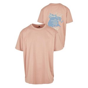 Tričko Urban Classics Bronx Tale Oversize Tee Dusk Rose XS