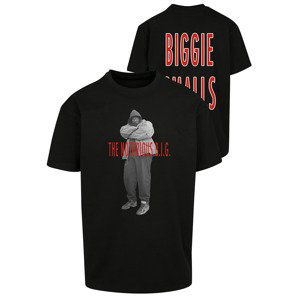 Tričko Urban Classics Biggie Smalls Concrete Oversize Tee Black S