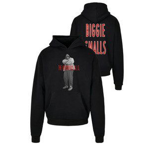 Mikina Urban Classics Biggie Smalls Concrete Heavy Oversize Hoody Black XS