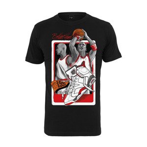 Tričko Urban Classics Ballin Hard 1991 Tee Black S