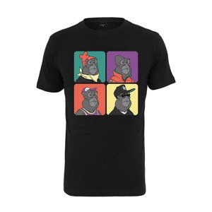 Tričko Urban Classics Bored Gorilla Multi Tee Black XS