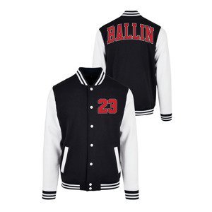 Bunda Urban Classics Ballin 23 College Jacket Blk/Wht S