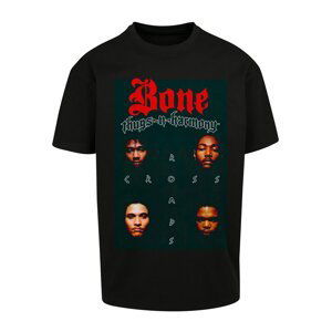 Tričko Urban Classics Bone-Thugs-N-Harmony Crossroads Oversize Tee Black M