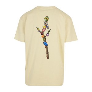 Tričko Urban Classics Bugs Oversize Tee Soft Yellow M