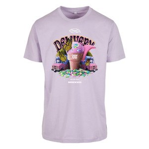 Tričko Urban Classics Trippy Delivery Tee Lilac M