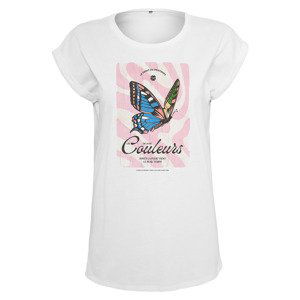 Tričko Urban Classics Ladies Couleurs Tee White S