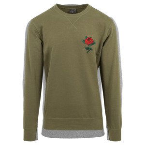 Mikina Urban Classics Rose Crewneck Olive L