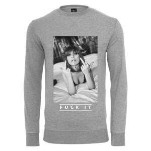 Mikina Urban Classics Fuck It 2.0 Crewneck Grey L