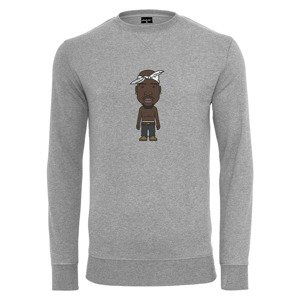 Mikina Urban Classics LA Sketch Crewneck Grey M