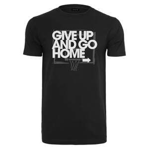 Tričko Urban Classics Give Up and Go Home Tee Black XXL