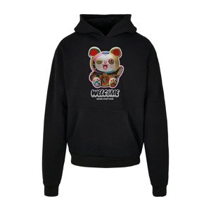 Mikina Urban Classics Welcome Cat Ulrta Heavy Oversize Hoodie Black M