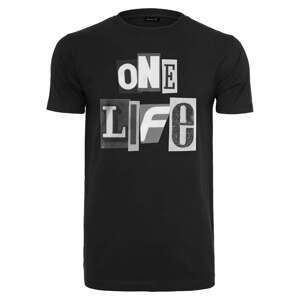 Tričko Urban Classics One Life Tee Black M