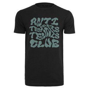 Tričko Urban Classics Anti Tennis Club Tee Black M