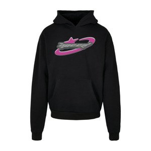 Mikina Urban Classics Speed Logo Hoodie Black M