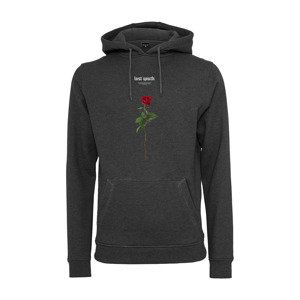 Mikina Urban Classics Lost Youth Rose Hoody Charcoal L