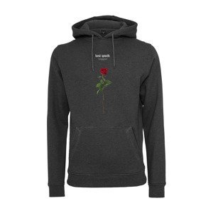 Mikina Urban Classics Lost Youth Rose Hoody Charcoal S