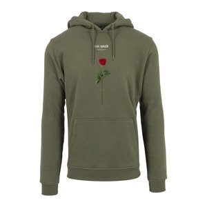 Mikina Urban Classics Lost Youth Rose Hoody Olive L