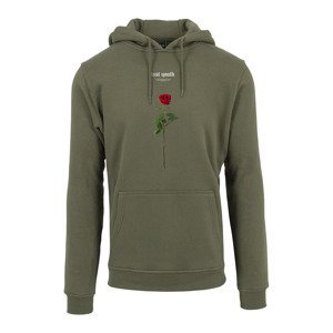 Mikina Urban Classics Lost Youth Rose Hoody Olive M
