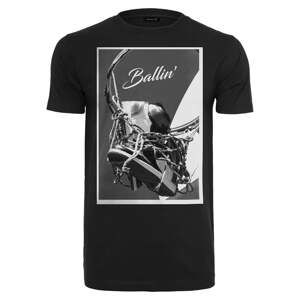 Tričko Urban Classics Ballin 3.0 Tee Black S