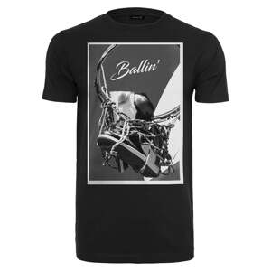 Tričko Urban Classics Ballin 3.0 Tee Black XXL