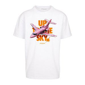 Tričko Urban Classics Up to the Sky Oversize Tee White M