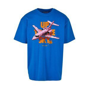 Tričko Urban Classics Up to the Sky Oversize Tee Cobalt Blue M