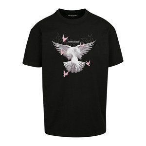 Tričko Urban Classics Doves Oversize Tee Black XS