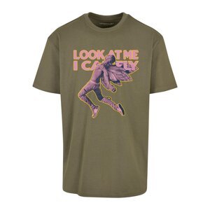 Tričko Urban Classics Look Oversize Tee Olive L