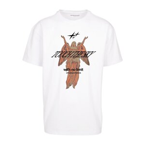 Tričko Urban Classics Touch the Sky Oversize Tee White L