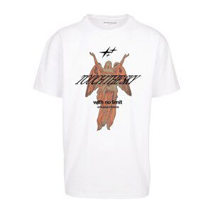 Tričko Urban Classics Touch the Sky Oversize Tee White XXXXL