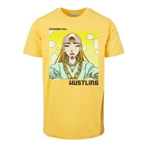 Tričko Urban Classics Everyday She Hustling Tee Taxi Yellow S