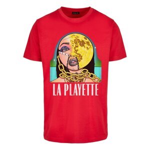 Tričko Urban Classics La Playette Tee City Red L