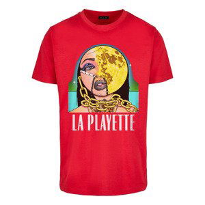 Tričko Urban Classics La Playette Tee City Red XXL