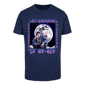 Tričko Urban Classics Last Generation Hip Hop Tee Light Navy M