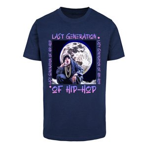 Tričko Urban Classics Last Generation Hip Hop Tee Light Navy XS