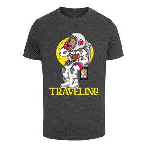 Tričko Urban Classics Traveling Tee Charcoal M