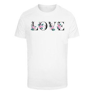 Tričko Urban Classics Lover Flower Tee White L