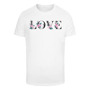 Tričko Urban Classics Lover Flower Tee White XS