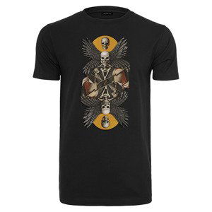 Tričko Urban Classics Angel Of Death Tee Black XXL