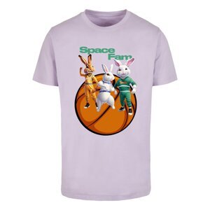 Tričko Urban Classics Space Fam Tee Lilac M