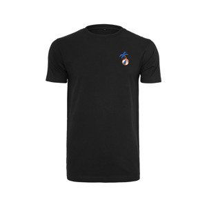 Tričko Urban Classics Summer Basketball Tee EMB Black L