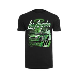 Tričko Urban Classics Los Angeles Drift Race Tee Black L