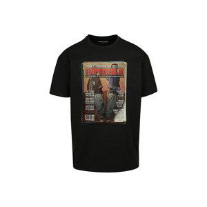 Tričko Urban Classics Upscale Magazine Oversize Tee Black L