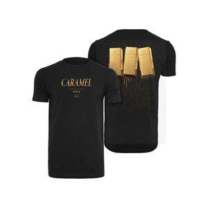 Tričko Urban Classics Golden Caramel Tee Black M