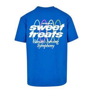 Tričko Urban Classics Sweet Treats Heavy Oversize Tee Cobalt Blue L